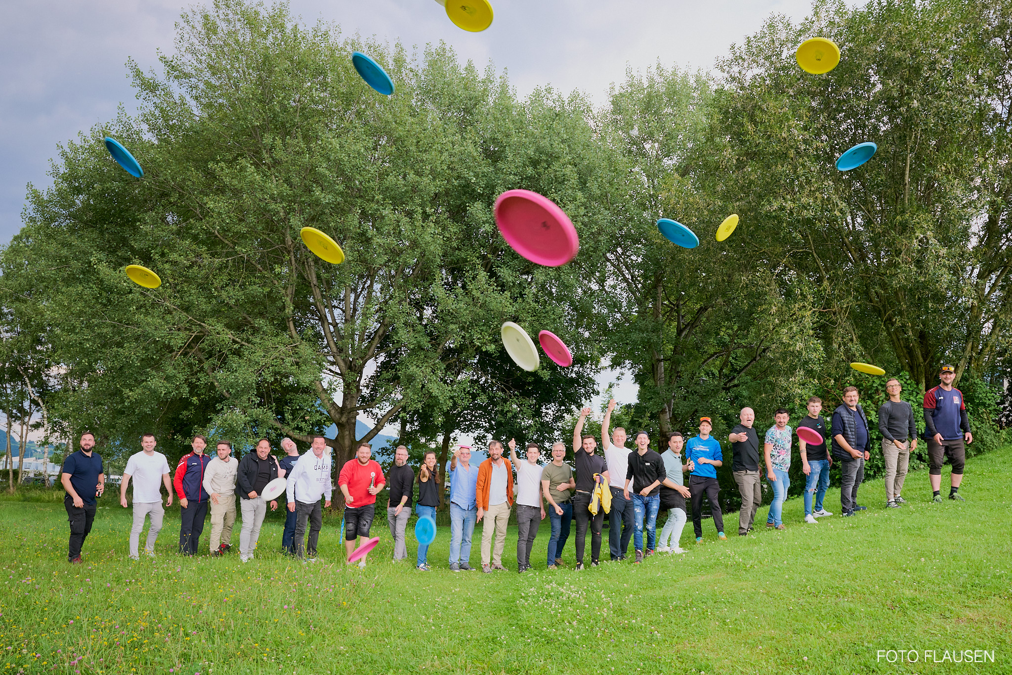 Sommerfest und Discogolf der Firma Allgemeine Bau Chemie Salzburg