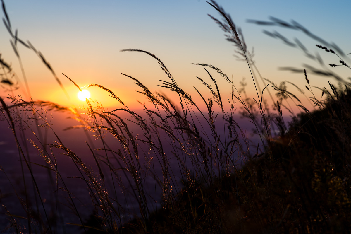 Halleiner Landschaftsfotograf Mike Jungwirth am Gaisberg bei Sonnenuntergang