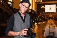 Der Fotograf Andreas im Festspielhaus Salzburg beim Steinway Empfang zur Eröffnung der Salzburger Festspiele