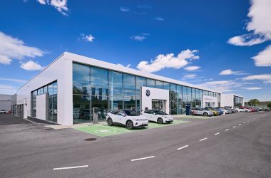 Architektur Werbung Fotografie für Porsche Inter Auto Volkswagen VW Betrieb Wien Liesing