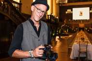 Der Fotograf Andreas im Festspielhaus Salzburg beim Steinway Empfang zur Eröffnung der Salzburger Festspiele